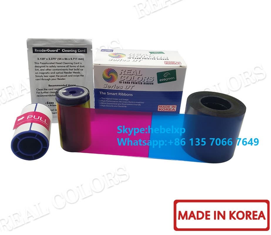 Datacard sp30 ribbon 546314_701 YMCKT made in Korea